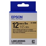 Afbeelding van Epson LK-4KBM tape zwart op metallic goud 12mm (origineel) | EPSLK-4KBM