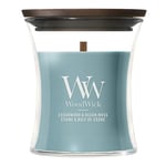 Afbeelding van Woodwick Mini Hourglass Geurkaars | Cedarwood & Ocean Moss | 90 gram | WO1095NA8027