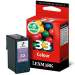 Afbeelding van Lexmark 18CX033 nr. 33 inktcartridge kleur (origineel) | LEX18CX033