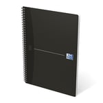 Afbeelding van Oxford Smart Black spiraalblok | A4 | gelinieerd | zwart | 90 grams | 90 vel | OXF100102931