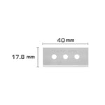 Afbeelding van Olfa SK-10/SKB-10 reserve veiligheidsmesjes | 10 stuks | OLFSKB-10-10B