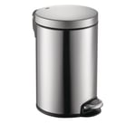Afbeelding van EKO Serene vuilnisbak | staal/aluminium | mat RVS | 8 liter | EKO31712410