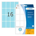 Afbeelding van Herma 2453 multifunctionele etiketten | 25 x 40 mm | blauw | 512 etiketten | HER2453