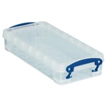 Afbeelding van Really Useful Box opbergdoos | polypropyleen | transparant | 0,55 liter | UB055LC
