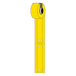 Afbeelding van Brady M6-15x75-7598-YL polyurethaan tags geel | 15 mm x 75 mm (origineel) | BRAM6-15X75-7598-YL