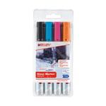 Afbeelding van Edding 95 glassboard markers | ronde punt | assorti | 1,5 - 3 mm | 4 stuks | EDD4-95-4-999