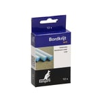 Afbeelding van Kangaro K-N12W bordkrijt | wit | 12 stuks | KANK-N12W