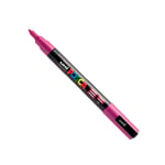 Afbeelding van POSCA PC-3M verfmarker | fuchsia | ronde punt | 0,9 - 1,3 mm | POSPC3MREFU