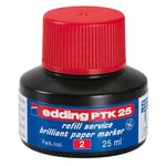 Afbeelding van Edding PTK 25 navulling | rood | 25 ml | EDD4-PTK25002