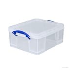 Afbeelding van Really Useful Box opbergdoos | polypropyleen | transparant | 21 liter | UB21LC