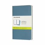 Afbeelding van Moleskine pocket schrift | gelinieerd | 64 vel | blauw | 3 stuks | MOLCH013B44