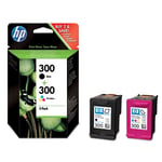 Afbeelding van HP CN637EE nr. 300 zwart en kleur (origineel) | HPCN637