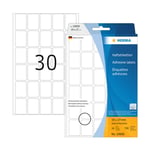 Afbeelding van Herma 10608 multifunctionele etiketten | verwijderbaar | 19 x 27 mm | wit | 720 etiketten | HER10608