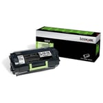 Afbeelding van Lexmark 52D2X00 nr. 522X toner cartridge zwart extra hoge capaciteit (origineel) | LEX52D2X00