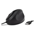 Afbeelding van Kensington K75403EU Pro Fit ergonomische muis | bedraad | optisch | USB | zwart | KENK75403EU