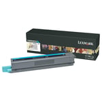 Afbeelding van Lexmark C925H2CG toner cartridge cyaan hoge capaciteit (origineel) | LEXC925H2CG