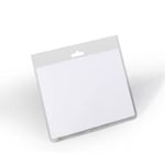 Afbeelding van Durable 813519 gesloten naambadge zonder textielkoord | transparant | 20 stuks | DUR813519