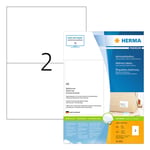 Afbeelding van Herma Premium 8691 permanent hechtende etiketten | A5 | 148 x 105 mm | wit | 800 etiketten | HER8691