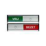 Afbeelding van Posta Picto schuifbord vrij-bezet | kunststof | 1 stuk | POS39204