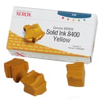 Afbeelding van Xerox 108R00607 solid inkt geel 3 stuks (origineel) | XER108R00607