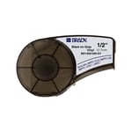 Afbeelding van Brady M21-500-595-GY tape vinyl | zwart op grijs | 12,7mm x 6,40m | BRAM21-500-595-GY