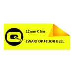 Afbeelding van Brother TZe-C31 tape zwart op fluorescerend geel 12mm x 5m (huismerk) | STTZe-C31
