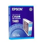 Afbeelding van Epson T483 inktcartridge cyaan (origineel) | EPST483