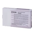 Afbeelding van Epson T6059 inktcartridge licht licht zwart (origineel) | EPST605900