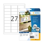 Afbeelding van Herma Power 10903 etiketten | extra sterk | 63,5 x 29,6 mm | wit | 675 etiketten | HER10903