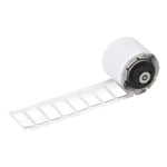 Afbeelding van Brady M6-02-7593-WT polyester labels wit | 27 mm x 12,45 mm (origineel) | BRAM6-02-7593-WT