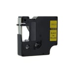Afbeelding van DYMO S0720580 / 45018 tape zwart op geel 12mm (huismerk) | ST45018