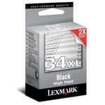 Afbeelding van Lexmark 18C0034 nr. 34 inktcartridge zwart hoge capaciteit (origineel) | LEX18C0034