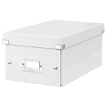 Afbeelding van Leitz 6042 WOW DVD opberg box | PP gelamineerd hardboard | wit | LEI60420001