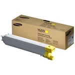 Afbeelding van Samsung CLT-Y659 toner cartridge geel (origineel) | SAMCLT-Y659S