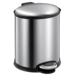 Afbeelding van EKO Ellipse pedaalemmer | mat RVS | 20 liter | EK240NA2366