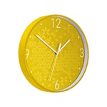 Afbeelding van Leitz 9015 WOW wandklok | kunststof | geel | 29 cm | LEI90150016
