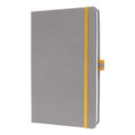 Afbeelding van Sigel SI-LS101 Linescape notitieboek | A5 | gelinieerd | 80 gr. | 88 vel | licht grijs | SIGSI-LS101