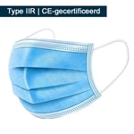 Afbeelding van Mondkapjes type IIR | CE-gecertificeerd | 3-laags | 50 stuks | ST-MOND50typeIIR