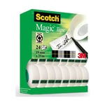 Afbeelding van 3M Scotch Magic plakband | transparant | 19 mm x 33 m | 24 rollen | 3M7100138956