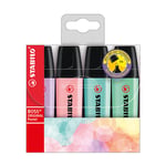 Afbeelding van Stabilo BOSS markeerstiften | pastel | lichte kleuren | 4 kleuren | STA70/4-2