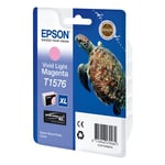 Afbeelding van Epson T1576 inktcartridge vivid licht magenta hoge capaciteit (origineel) | EPST1576
