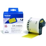 Afbeelding van Brother DK-44605 verwijderbare papiertape geel 62mm x 30,48m (origineel) | BRODK-44605