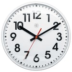 Afbeelding van NeXtime wandklok | kunststof | wit | 26 cm | NX-7308WI