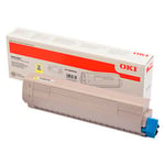 Afbeelding van OKI 46443101 toner cartridge geel hoge capaciteit (origineel) | OKI46443101