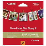 Afbeelding van Canon PP-201 fotopapier | glanzend II | 13 x 13 cm | 265 gr. | 20 vel | CAN2311B060