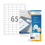Afbeelding van Herma 10778 inkjet etiketten | A4 | 38,1 x 21,2 mm | wit | 5200 etiketten | HER10778
