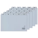 Afbeelding van Kangaro tabkaart | grijs | A-Z | 148 mm x 100/110 mm | KAN2AZ