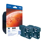 Afbeelding van Brother LC-1100HYBK inktcartridge zwart 2 stuks (origineel) | BROLC-1100HYBK2X
