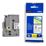 Afbeelding van Brother TZe-211 tape zwart op wit 6mm x 8m (origineel) | BROTZ211