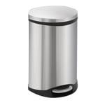 Afbeelding van EKO Shell Bin pedaalemmer | zilver | 18 liter | EK240NA0279